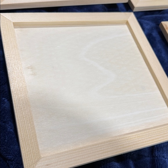 Unbranded Natural Wood Square Panel Set - Light Wood - Picture 2 of 3